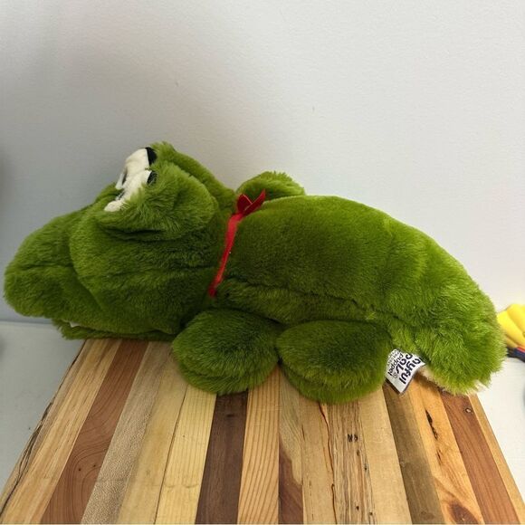 Playful Pals Mervyns Frog 12" SOFT Fluffy Plush Hand Puppet Stuffed Toy - Picture 3 of 8